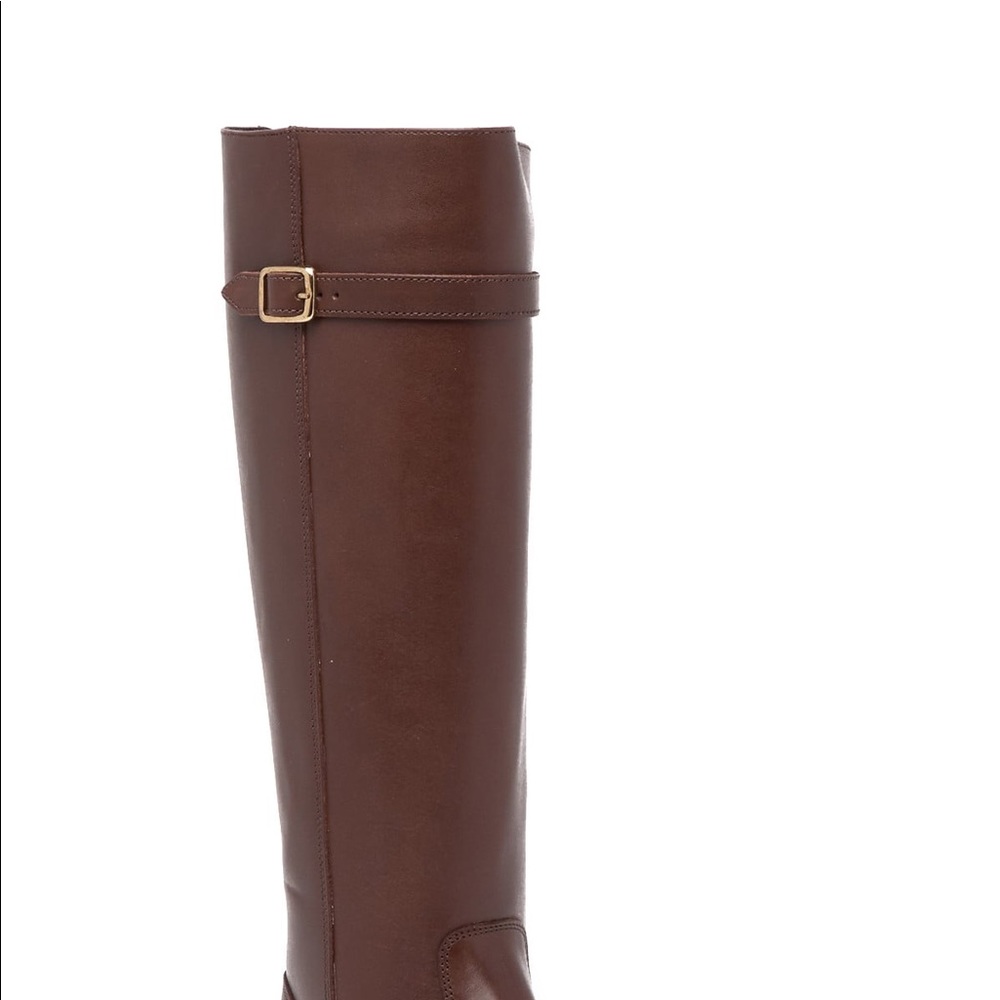 ITALIAN SHOEMAKERS NWT BROWN LEATHER BOOTS  SZ 7 - Picture 5 of 10
